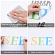 Translucent PVC Self Adhesive Wall Stickers(STIC-WH0015-036)-6