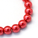 Chapelets de perles rondes en verre peint(X-HY-Q003-6mm-74)-2