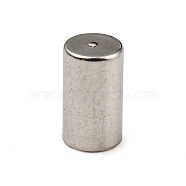 304 Stainless Steel Cord Ends, End Caps, Column, Stainless Steel Color, 5x3mm, Inner Diameter: 2mm(STAS-L270-01B-P)