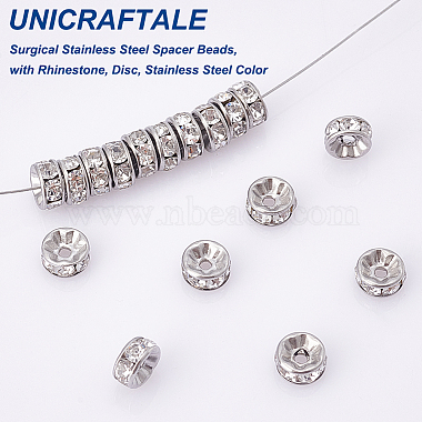 316 Surgical Stainless Steel Spacer Beads(RB-UN0001-08B)-5