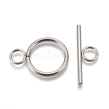 304 Stainless Steel Toggle Clasps(STAS-M277-05P)-2