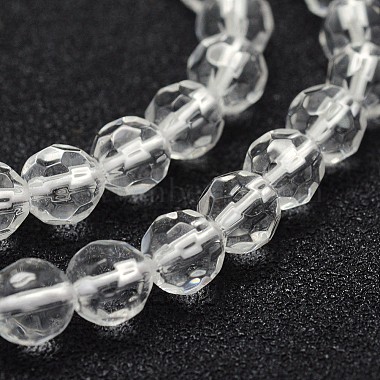 Synthetic Quartz Crystal Beads Strands(G-P335-13-6mm)-3