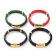 Leather Cord Bracelets(BJEW-M406-02G)-1