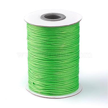 1mm LimeGreen Waxed Polyester Cord Thread & Cord