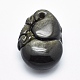 Natural Golden Sheen Obsidian
Pendants(G-P360-06)-2
