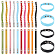 20Pcs 20 Style PU Leather Cord Bracelets Set(BJEW-CA0001-09)-1
