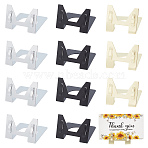 12Pcs 3 Colors Iron Tag Holder, Price Tag Clips, Exhibition Accessories, Mixed Color, 4.9x4.4x3.05cm(AJEW-CA0001-95)