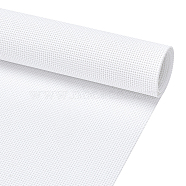 18CT Cotton Cross-stitch Fabric, Aida Cloth, White, 1000x500x0.5mm(DIY-WH0021-13C)