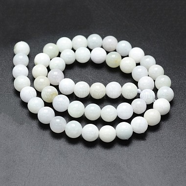 Natural Jadeite Beads Strands(G-I206-05-10mm)-2