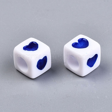 Opaque Acrylic European Beads(OPDL-S078-09)-3
