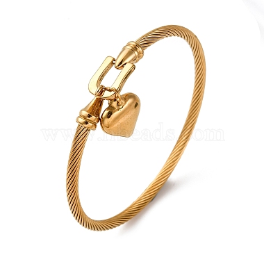 304 brazaletes de encanto de acero inoxidable(BJEW-K280-03G)-4