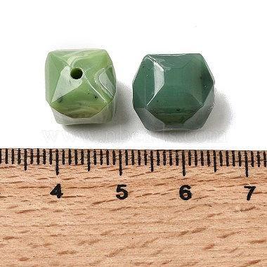 不透明アクリル模造宝石ビーズ(OACR-G061-03)-3