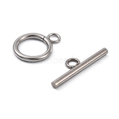 Stainless Steel Ring Toggle Clasps(STAS-Q179-01)-2