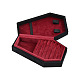 Coffin Shaped Velvet Jewelry Storage Boxes(DARK-PW0001-041)-1
