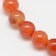 Chapelets de perles en cornaline naturelle(G-N0006-10mm-17)-1