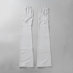 Nylon Long Gloves, Sun Protection Gloves, Gainsboro, 495x115x3mm(AJEW-WH20059-24A)