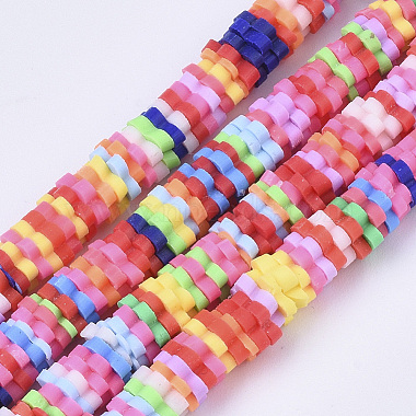 Handmade Polymer Clay Beads Strands(X-CLAY-R086-02)-2
