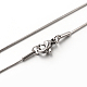 304 Stainless Steel Snake Chain Necklaces(STAS-M174-020P-B)-1