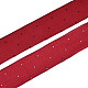 Single Face Printed Polyester & Acrylic Satin Ribbon(SRIB-T009-06C)-2
