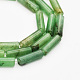 Column Natural Green Aventurine Beads Strands(G-N0153-58)-1