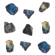 Raw Natural Labradorite Nuggets, Reiki Energy Stone, for Home Display Decoration, Meditation, 48~52x42~46.5x30~37mm, about 3pcs/200g(G-WH0026-11)