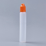 Plastic Bead Containers, with Lid, Column, Dark Orange, 131x22mm, Capacity: 30ml(1.01 fl. oz)(CON-WH0043-06B)