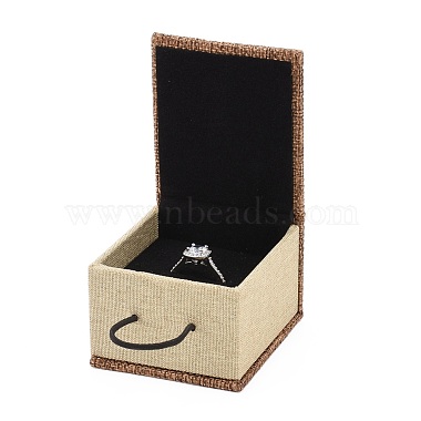 長方形の木製のリングボックス(OBOX-N013-02)-4
