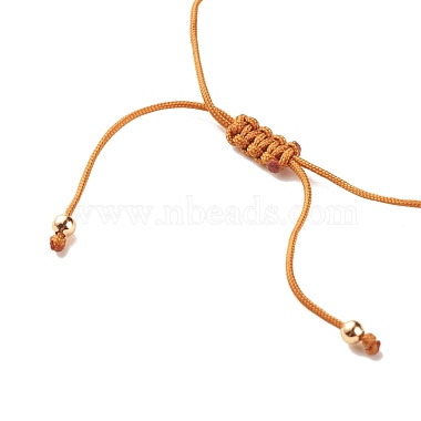 Round Gemstone Braided Bead Bracelet(BJEW-JB07966)-6