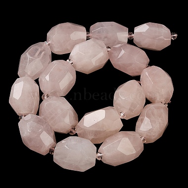 naturel a augment&eacute; perles de quartz brins(G-K408-A01-01)-3