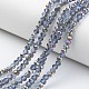 Electroplate Transparent Glass Beads Strands(X-EGLA-A034-T6mm-R02)-1