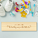 Rectangle Wooden Pregnancy Test Keepsake Box with Lock(CON-WH0103-001)-4