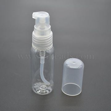 50ml Duckbilled Style PET Bottles, Refillable Container, Travel Bath Cream Lotion Packaging Press Pump Bottle, Clear, 12.1x3.25cm, Capacity: 50ml(1.69 fl. oz)(MRMJ-WH0009-08)