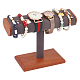 T-Shaped Bar Wood Covered with Microfiber Bracelet Display Stands(BDIS-WH0014-01)-1