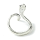 Snake Alloy Open Cuff Rings(RJEW-K275-68AS)-3