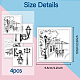 4Stk. 4 Stile PVC-Stempel(DIY-WH0487-0014)-6