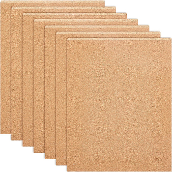 Cork Insulation Sheets, for Coaster, with Adhesive Back, Wall Decoration, Party and DIY Crafts Supplies, Rectangle, Burgundy, 30x21x0.85cm
