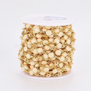 Chaînes de perles en laiton manuels(CHC-I028-01G)-3