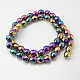 Magnetic Synthetic Hematite Beads Strands(G-S043-1)-2