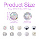 spritewelry 160pcs 10 style perles d'imitation en plastique abs et perles acryliques transparentes et opaques(FIND-SW0001-31)-3
