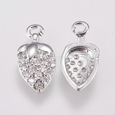 Brass Micro Pave Cubic Zirconia Charms(KK-A144-044P)-2