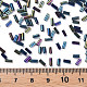 Perles de clairon en verre de couleurs métalliques(SEED-N005-001-D02)-4