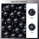 100Pcs Silicone Beads Round Rubber Bead 15MM Loose Spacer Beads for DIY Supplies Jewelry Keychain Making(JX452A)-2