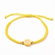 Bracelets de perles tressées en fil de nylon(BJEW-JB05666)-1