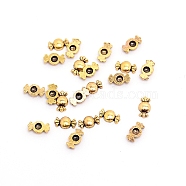 Alloy Cabochons, Nail Art Decoration Accessories for Women, Cadmium Free & Lead Free, Candy, Antique Golden, 3x6x1mm, about 100pcs/bag(MRMJ-WH0067-03AG-RS)
