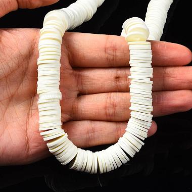Flat Round Eco-Friendly Handmade Polymer Clay Beads(CLAY-R067-12mm-21)-7