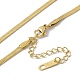 Red Acrylic Heart & Crystal Rhinestone Pendant Necklace with Herringbone Chains(NJEW-F298-10G)-4