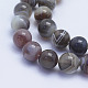 Chapelets de perles en agate naturelle du Botswana(G-L478-41-10mm)-2