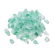 Acrylic Beads, Imitation Gemstone, Chip, Turquoise, 8x6x4mm, Hole: 1.4mm(OACR-C020-02F)