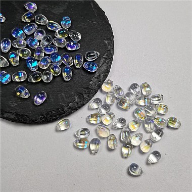 des billes de verre transparentes(GLAA-TAC0025-05C)-1