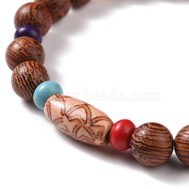 ensembles de bracelets en perles de bois(BJEW-JB09067)-4